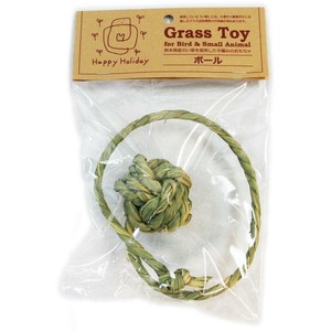 [ピーツー･アンド･アソシエイツ] ハッピーホリデイ　Grass Toy　ひも付きボール　S　1個
