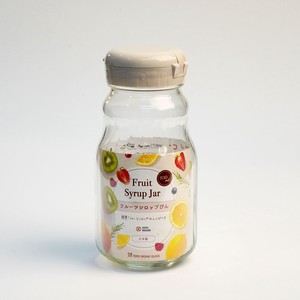 Storage Jar/Bag Beige Fruits Made in Japan