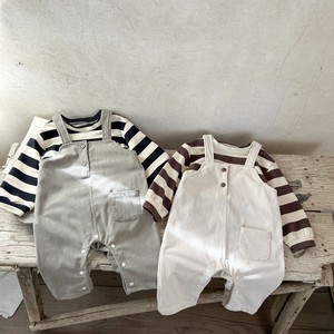 Kids' Overall Border Buttoned Kids