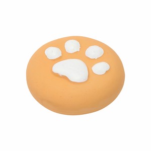 ループ　パウクッキー オレンジ / Latex Dog Toy
