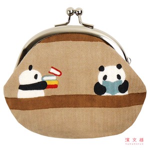 Wallet Gamaguchi Panda Made in Japan