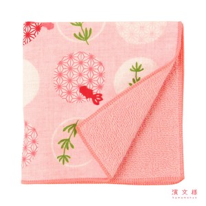 Towel Handkerchief Hemp Leaves Made in Japan
