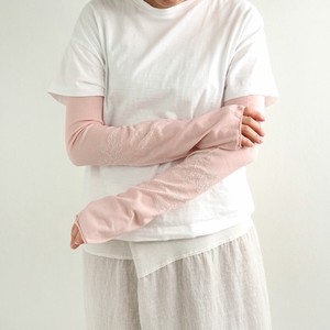 袖套 速干 丝绸 防紫外线 UV紫外线 长款 日本制造