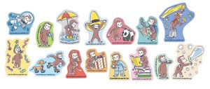 Planner Stickers Flake Sticker Series Curious George