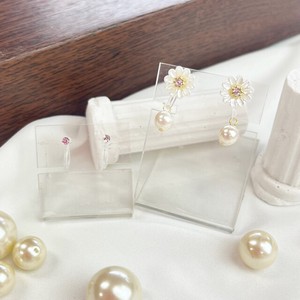 Clip-On Earrings Pearl Bijoux Set of 4