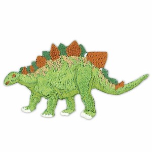 【ワッペン】ステゴサウルス　図鑑コレクション　恐竜　【入園入学】