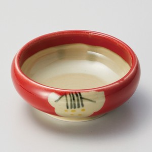 Side Dish Bowl Red Porcelain 10.5cm NEW Made in Japan