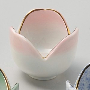 Side Dish Bowl Porcelain Pink NEW