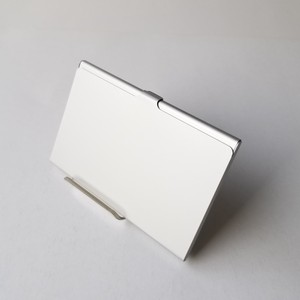 【日本製】アルミ・カードケース【S】 名刺入れ/シンプルカードケース　薄型/スリム