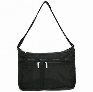 LeSportsac レスポートサック ショルダーバッグ<br>DELUXE EVERYDAY BAG RECYCLED BLACK