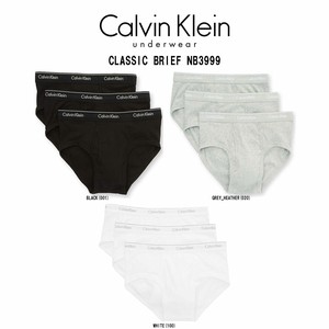 Calvin Klein(カルバンクライン)ブリーフ ビキニ コットン 3枚セット CLASSIC BRIEF NB3999