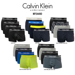 Calvin Klein(カルバンクライン)ボクサーパンツ ローライズ 4枚セット 下着 メンズ NP2446O