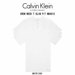 Calvin Klein(カルバンクライン)Tシャツ クルーネック 半袖 3枚セット CREW NECK T SLIM FIT NB4013