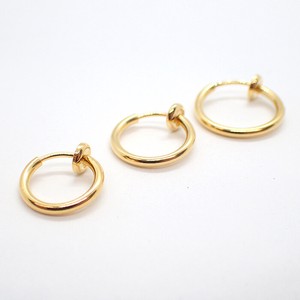 Gold/Silver Earrings Stainless Steel 2-pcs