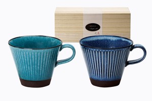 Mino ware Mug Sunny spot Summer with Wooden Box Made in Japan
