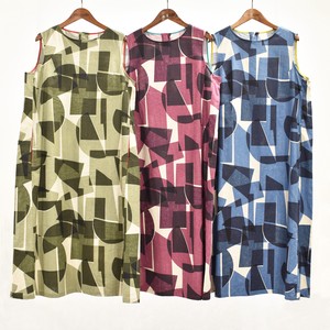 Casual Dress Geometric Pattern Made in Japan