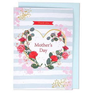 母の日カード ■輸入カード ■フレンチカジュアルなデザイン ■中にもイラスト付