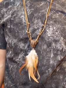 Necklace/Pendant Necklace Long Feather