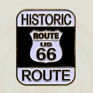 【RT 66】エナメル ピンバッジ HISTORIC ROUTE 66-SS-PN-1501107