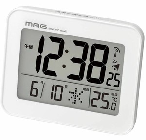 【ケース単位で販売】新品 MAG電波目覚まし時計 ﾌｧﾙﾏﾝ T-776 WH-Z