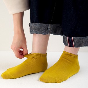Crew Socks Plain Color Spring/Summer Socks Unisex Ladies' Made in Japan Autumn/Winter