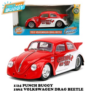 JADA TOYS 1:24 PUNCH BUGGY  1959 VW Drag Beetle ミニカー