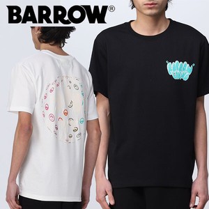 BARROW 半袖 BLACK/WHITE バロー