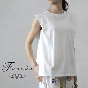 【Fanaka2023SS SALE】ショルダータックタンクトップ（バック裾レース）