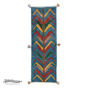 ギャッベ　ペルシャ　イラン　オーガニックウール　絨毯　細長いサイズS (約40×120cm）G902　39×115cm