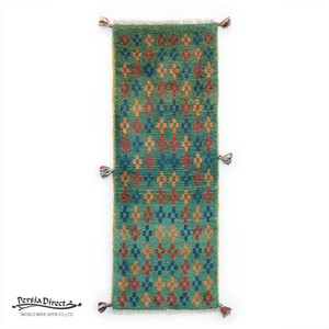 ギャッベ　ペルシャ　イラン　オーガニックウール　絨毯　細長いサイズS (約40×120cm）G880　44×113cm