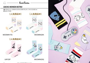 Crew Socks Moomin Socks Ladies' Retro Popular Seller