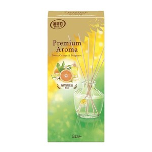 お部屋の消臭力 Premium Aroma Stick 本体 スイートオレンジ＆ベルガモット