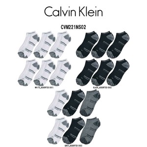 Calvin Klein(カルバンクライン)ソックス 6足セット 靴下 アンクル スニーカー丈 メンズ CVM221NS02