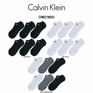 Calvin Klein(カルバンクライン)ソックス 6足セット 靴下 アンクル スニーカー丈 メンズ CVM221NS03