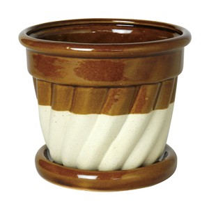 Pot/Planter Brown Spice Size L