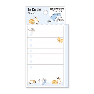 Sticky Notes To-Do List Marker Cat