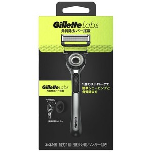 P&Gジャパン Gillette Labs〈ジレットラボ〉角質除去バー搭載ホルダー 替刃1個付