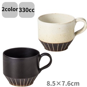 黒マットカフェマグカップ 日本製 美濃焼 陶器 モダン