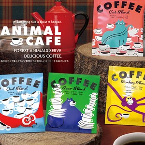 【ANIMAL CAFE】アニマルカフェ ドリップコーヒー＆プチギフトセット