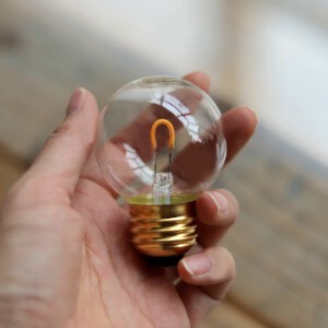 Edison Bulb LED MINI GLOBE single E26　エジソンバルブ　LED　ミニグローブシングルE26