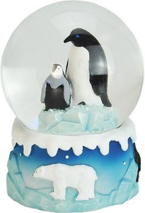 AF　スノードーム　ペンギン