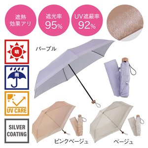 フラワーレース　晴雨兼用折り畳み傘