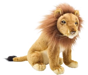 【HANSA製品】ライオン（オス）　32　　　LION　SITTING