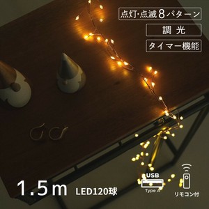 灯饰 LED灯 2023年 经典款 装饰/摆饰 圣诞节 1.5m 2颜色
