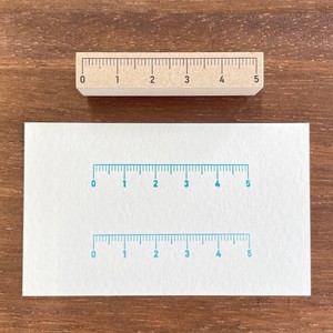 【手帳スタンプ】定規スタンプ 5cm（b-234）スタンプマルシェ 日本製 はんこ
