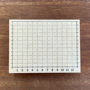 【手帳スタンプ】年間グラフ（b-239）スタンプマルシェ 日本製 はんこ