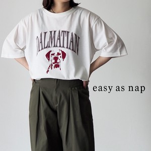 DALMATIANカレッジ半袖BIGTシャツ【easy as nap】【2023新作】
