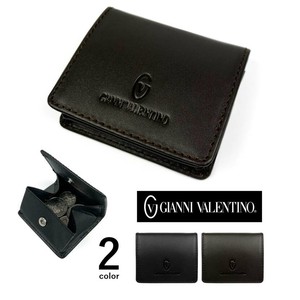 GIANNI VALENTINO ジャンニ・バレンチノ リアルレザー ボックス型コインケース 小銭入れ（61g527）