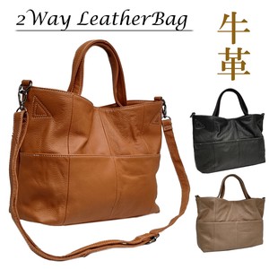 Shoulder Bag Crossbody Cattle Leather 2Way Back Leather Ladies 2-way