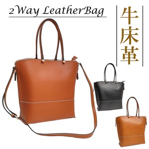 Shoulder Bag Crossbody Cattle Leather 2Way Back Leather Ladies' 2-way